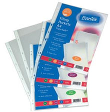 Bantex A4 PVC Pockets 120mic