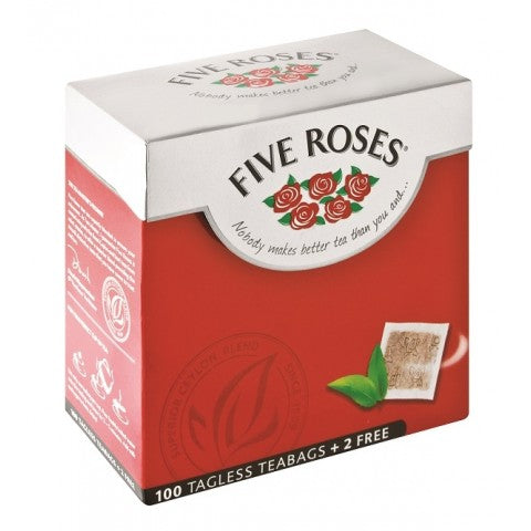 Five Roses Tagless Teabags 100's | Teas