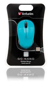 Verbatim Go Nano Wireless Mouse Blue | Mice