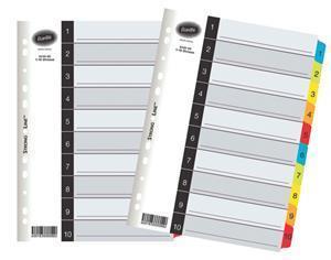 Bantex A4 1-5 Div Polyprop Index