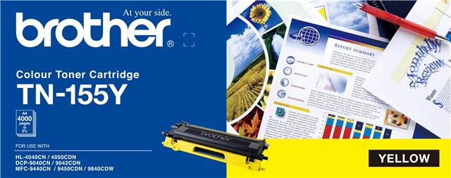 BROTHER HL4050/4040CN/MFC9840CN/9450CM/DCP9045C TONER YELLOW | Brother Toner Cartridges Genuine
