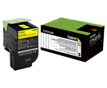 Lexmark 708hy Yellow High Yield Return Program Toner Cartridge