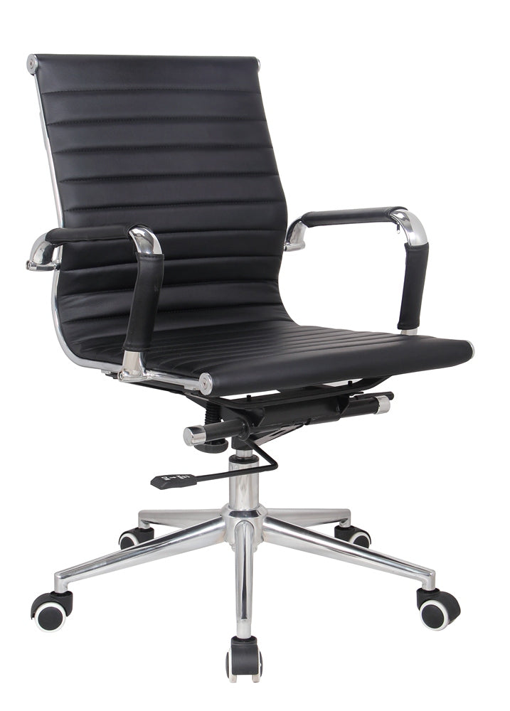CLASSIC EAMES REPRO MEDIUM BACK - Black | Chairs