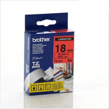 Brother TZ441 18mmx8m Black On Red Tape