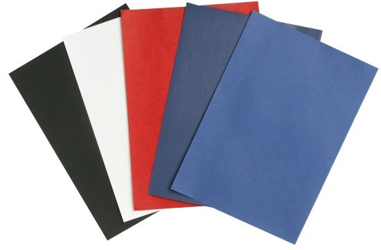 Rexel Leather Board Cover Black
