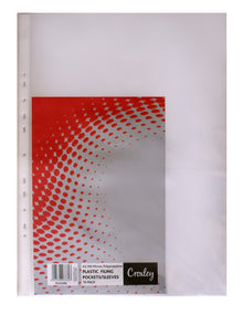CROXLEY A3 FILING POCKETS PK10 | Filing Sleeves and Pockets