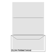 MERPAK 110x220 WHITE SIMPLISTIK | DL Envelopes
