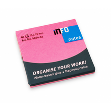 Info Notes 75x75 Bright Pink(80 Sheets)