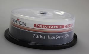 Kenton Printable CD-R Grade A 50's Spindle