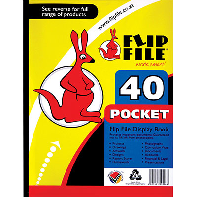Flip File A4 40 Page Kangaroo