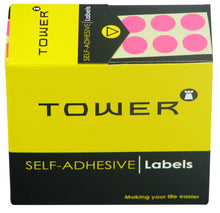Tower C10 Label Flu Pink