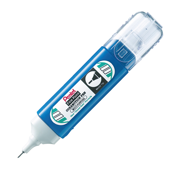 Pentel ZL31-W Fine Metal Correction Pen 12ml