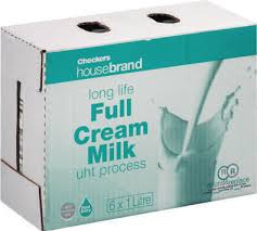 Checkers Housebrand Milk UHT F/C Housebrand 6x1L Pack | Milk