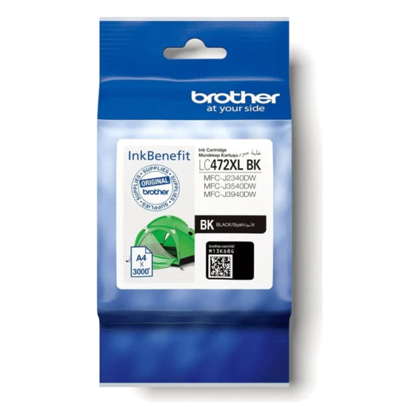 Brother | Black Ink Cartridge for MFC-J3540DW; MFCJ3940DW; MFC-J2340DW | Brother Ink Cartridges Genuine