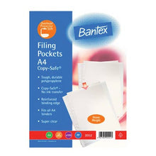 Bantex A4 Pockets 120mic 100 Pack | Filing Sleeves and Pockets
