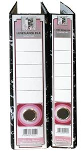 A4 40mm Mini Lever Arch File Board Black