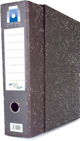 Black F/S U/R Lever Arch File With Dustcover