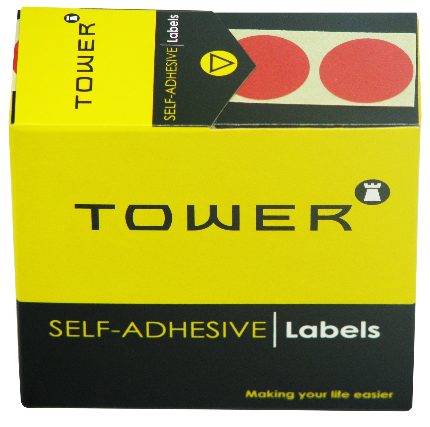 Tower C25 Label Red