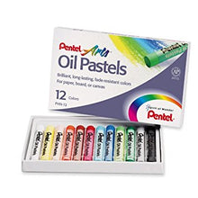 Pentel Oil Pastels 12 Colour
