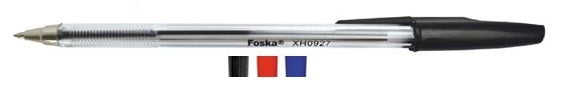 Foska Ballpen Clear Blue