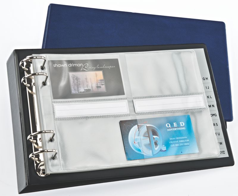 Bantex Business Card Organiser Assorted