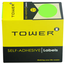 Tower C32 Label Flu Green