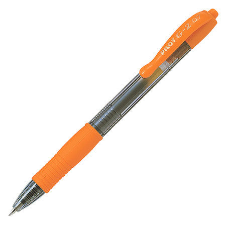 Pilot G2 0.7mm Retractable Gel Pen Orange