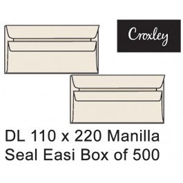 Croxley Envelopes Dl 110x220 Seal Easi - Enb92sem