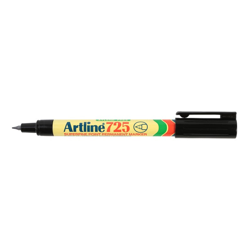 Artline EK725 Black Marker | Permanent Marking Pens
