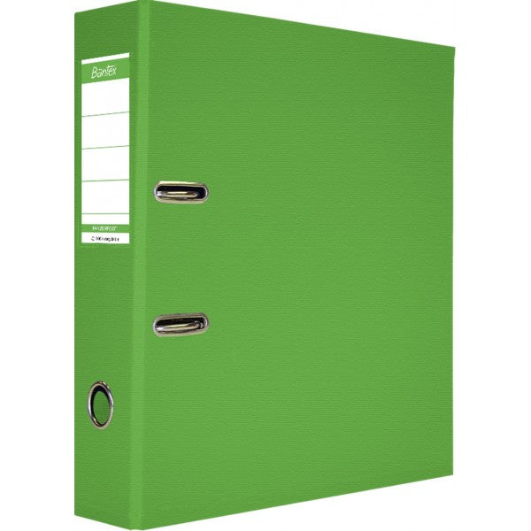 Bantex A4 70mm Paper Casemade Lever Arch File Lime Green | Files - Lever Arch Board