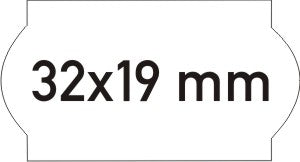 Meto labels 32X19 White | Price Gun Stickers
