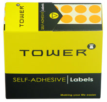 Tower C10 Label Flu Orange