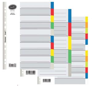 Bantex A4 20 Division Index 6 Colour