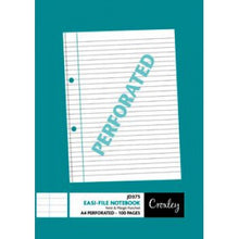 Croxley JD375 A4 100 Page Feint-Margin Notebook Easifile | Note Books