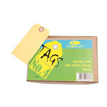 Croxley No 4 Buff Tags 108x54mm - Tag4