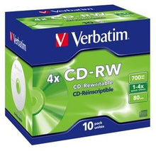 Verbatim CD-Rw 4x Speed 700mb 10pack