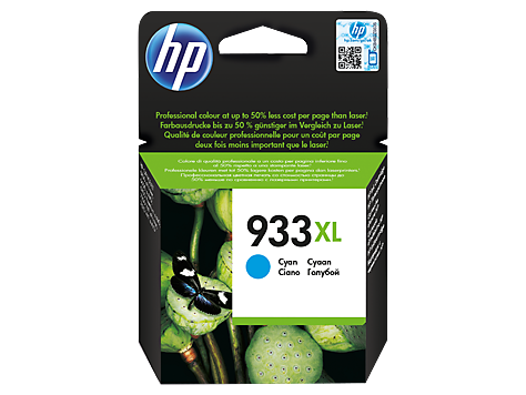 HP 933XL Cyan Ink Cartridge | Hewlett Packard Inkjet Cartridges Genuine