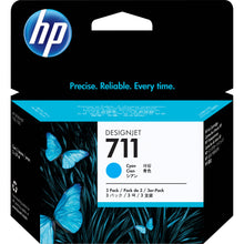 HP 711 Cyan Ink Cartridge | Hewlett Packard Inkjet Cartridges Genuine