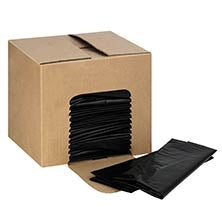 REFUSE BAGS BLACK HEAVY DUTY 40MIC 200S | Cleaning Materials