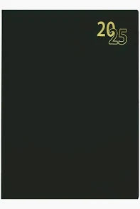 A4 PAD STD DIARY BLACK 2025 | Diaries - Regency