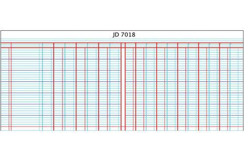 Croxley JD7018 Analysis. 18 Cash Column 2 Pages | Account Books