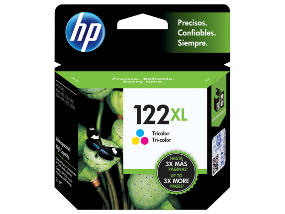 HP  No.122 XL Tri-Col Ink Cart - Deskjet A10, | Hewlett Packard Inkjet Cartridges Genuine