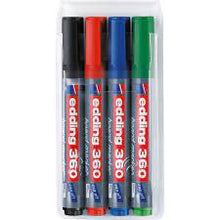 Edding 360 Whiteboard Wallet 4 Assorted | Whiteboard Pens