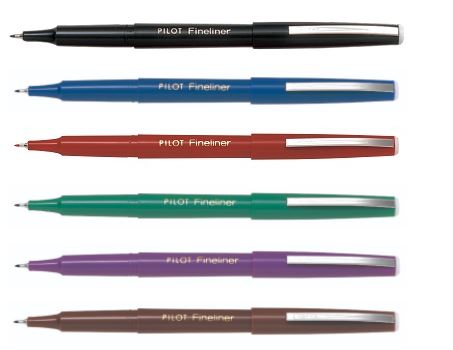 Pilot SW-PPF Fineliner 0.4mm Brown | Fineliners