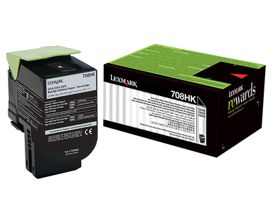 Lexmark 708hk Swart Hoëopbrengs Terugsendingsprogram Tonerkasset