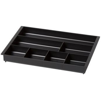 Bantex Desk Drawer Organiser 7 Compartment Black | Desk Organisers
