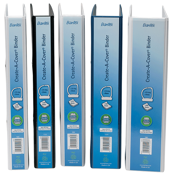 Bantex A5 30mm 2D Ring Blue | Files - Ring Binder - 2 D Ring