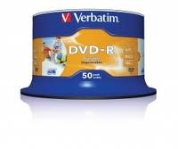 Verbatim DVD-R Printable 16x Speed 50 Spindle