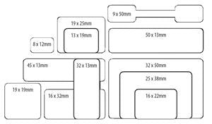 Tower White Roll Labels R4513