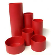 Desk Tidy Round Up Red | Desk Sorter